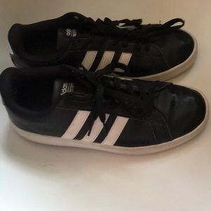 adidas cloud foam advantage leather sneaker